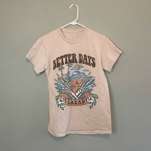 Better Days Ahead Graphic Crewneck Tee